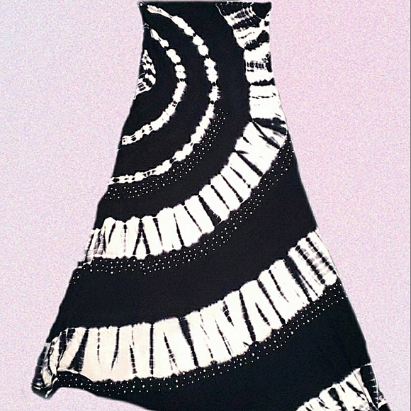 NA Dresses & Skirts - Tie Dye Look, Jewel Tube Top Strapless Summer Dress